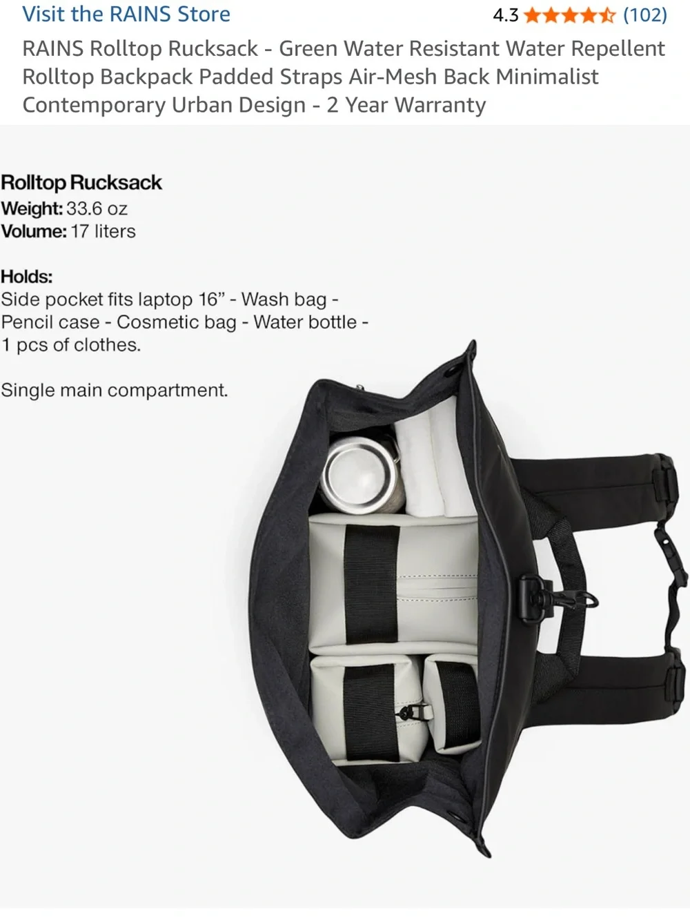 Rains Backpacks! College campuses perfect for long walks.  Men and women